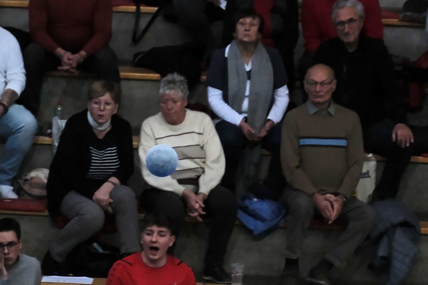 Peter Blei beim Kugelsto&szlig; Indoor