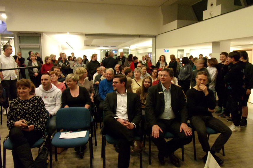 Ausstellungser&ouml;ffnung in der Kreissparkasse