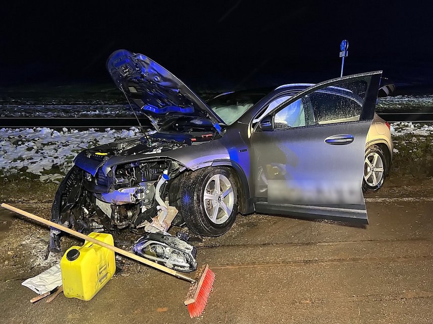 Unfall bei Hesserode