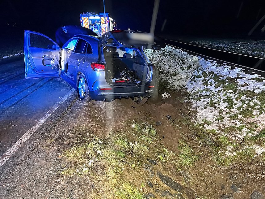 Unfall bei Hesserode