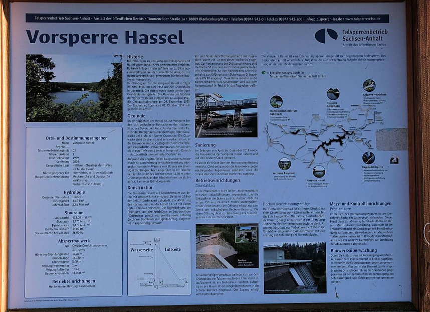 Peter Blei unterwegs an der Hasselvorsperre