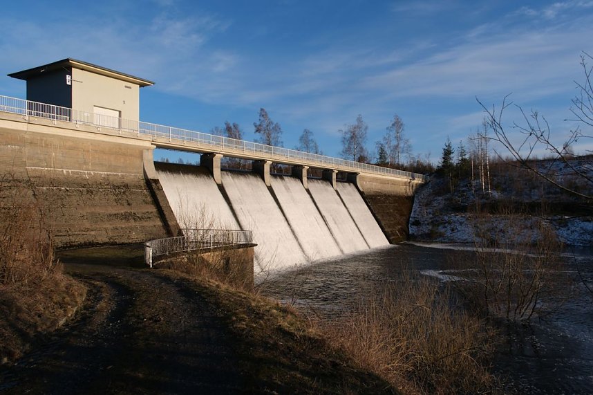 Peter Blei unterwegs an der Hasselvorsperre