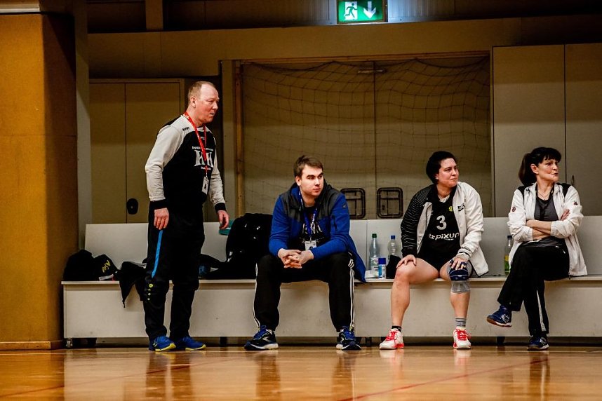 Handballergebnisdient der Damen