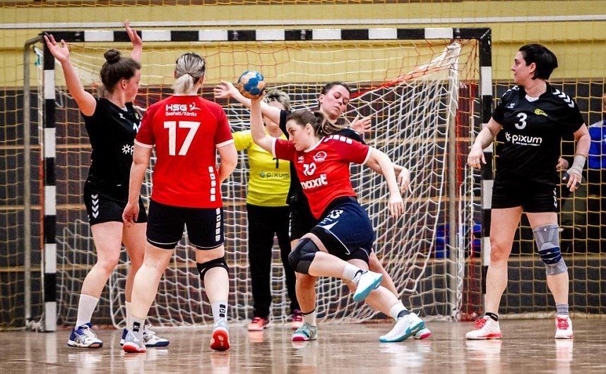 Handballergebnisdient der Damen