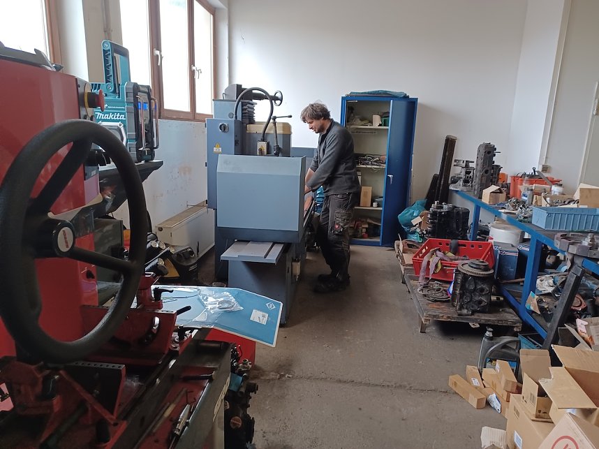 Ronny Mau&szlig; bei der Arbeit