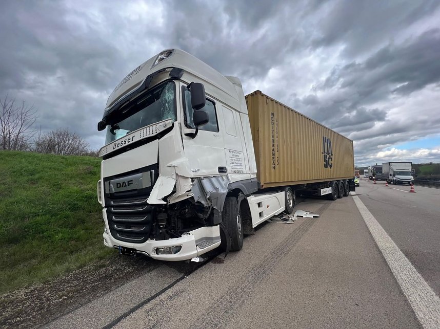 Auffahrunfall auf der Autobahn