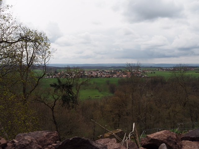 Fr&uuml;hlingsspuren auf dem Weg zur Ebersburg