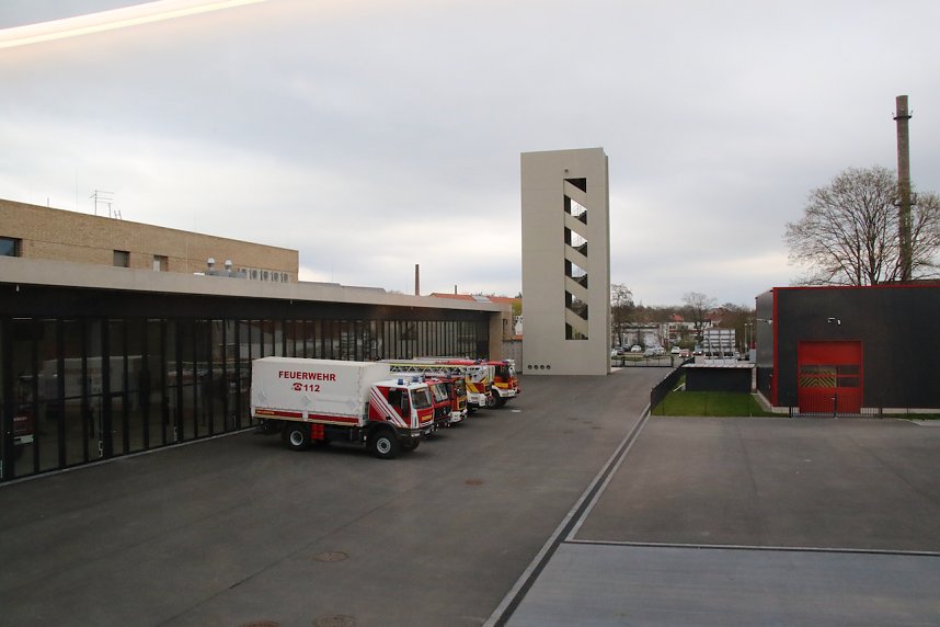 Ein erster Blick hinter die Fassade der neuen Feuerwache