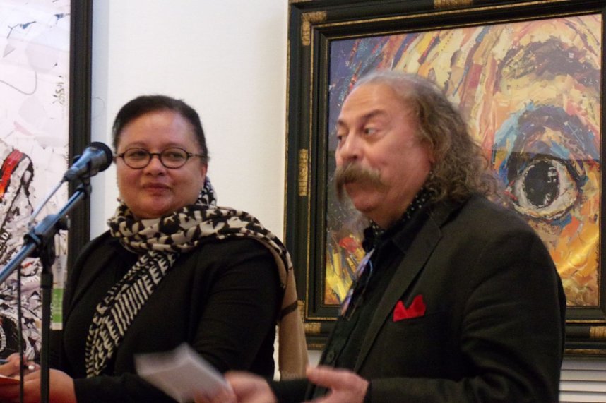 "Widerspenstige Collagen" in der Kreissparkasse