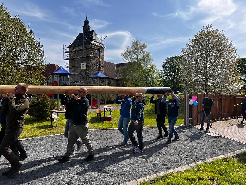 Maifeierlichkeiten in Wolkramshausen