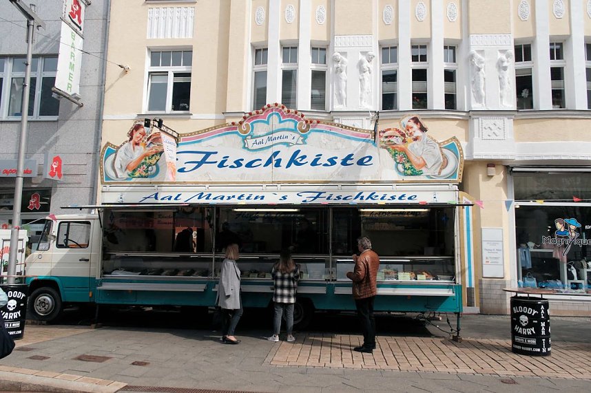 Erster tag des Bahnhofsfestes