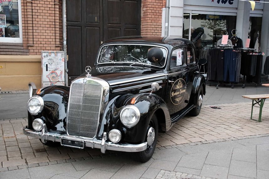 Erster tag des Bahnhofsfestes