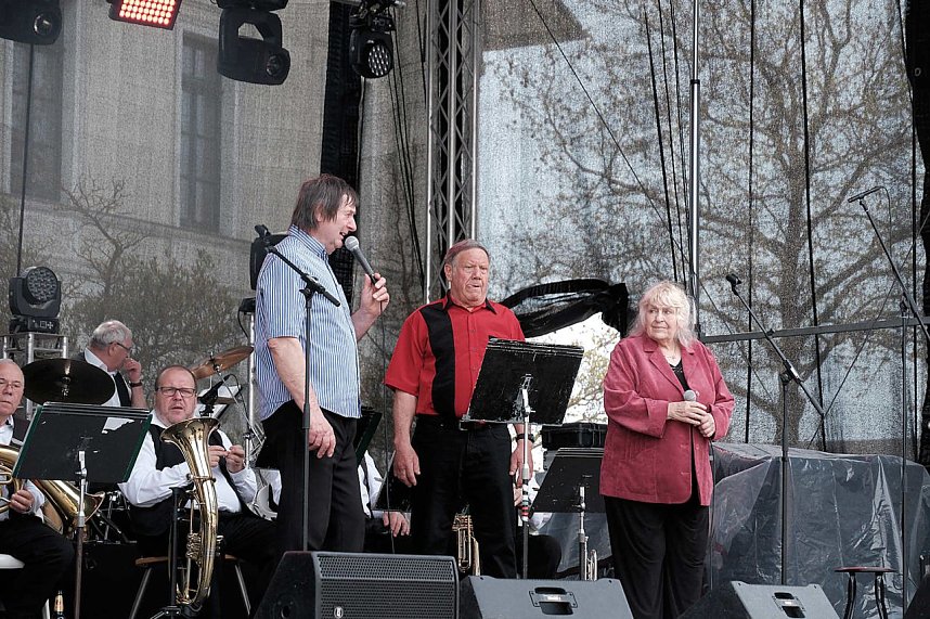 Erster tag des Bahnhofsfestes