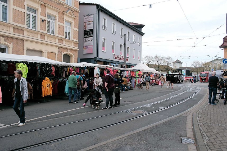 Erster tag des Bahnhofsfestes