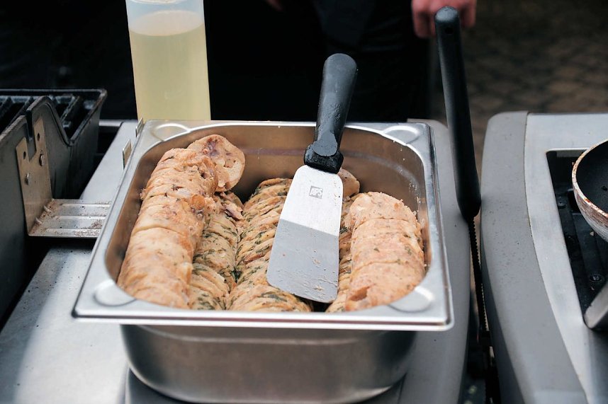 Erster tag des Bahnhofsfestes