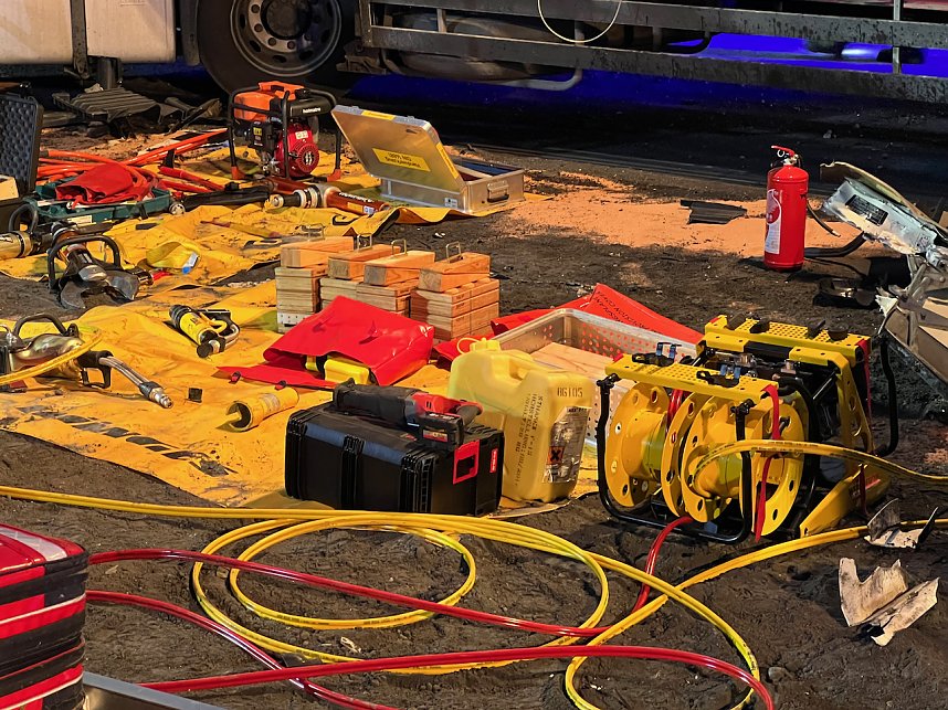 Schwerer Unfall auf der A38