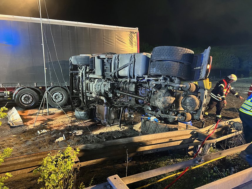 Schwerer Unfall auf der A38