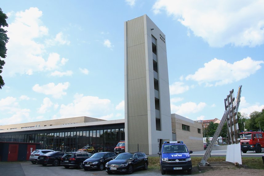 Tag der offenen T&uuml;r bei der neuen Nordh&auml;user Feuerwache