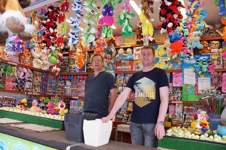 Letzte Vorbereitung auf dem Nordh&auml;user Jahrmarkt