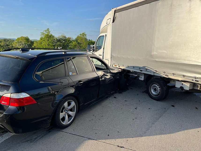 Kollision auf der A38