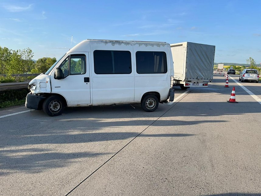 Kollision auf der A38