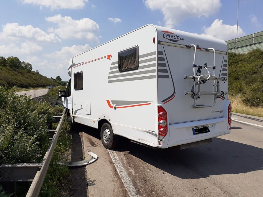 Unfall auf der Autobahn