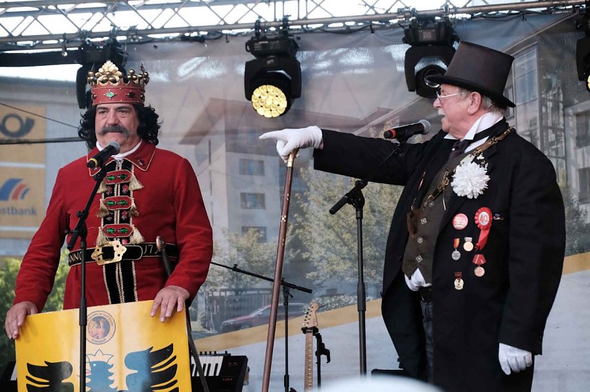 Peter Blei unterwegs auf dem 53. Rolandsfest