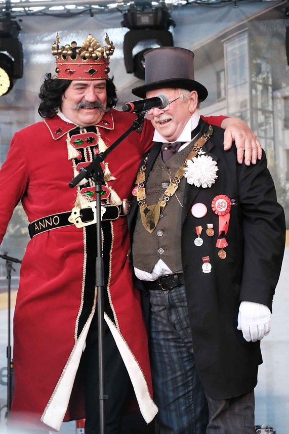 Peter Blei unterwegs auf dem 53. Rolandsfest