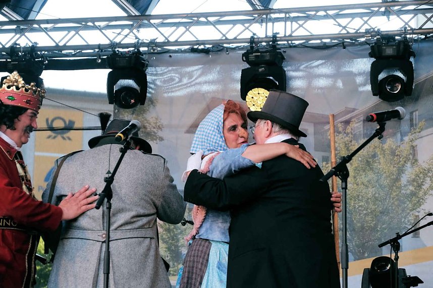 Peter Blei unterwegs auf dem 53. Rolandsfest