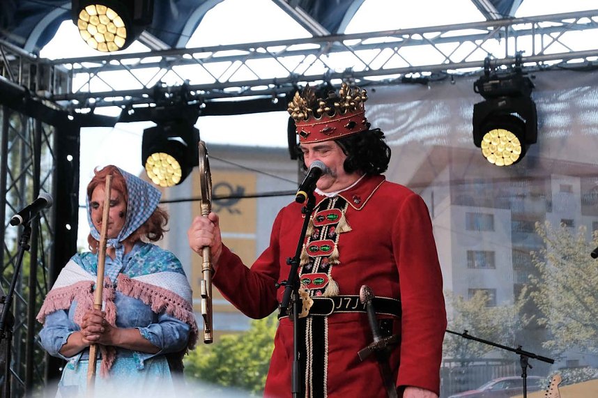 Peter Blei unterwegs auf dem 53. Rolandsfest