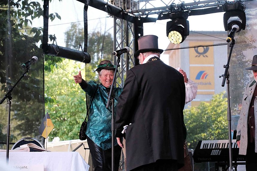 Peter Blei unterwegs auf dem 53. Rolandsfest