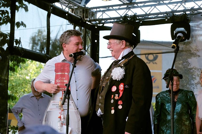 Peter Blei unterwegs auf dem 53. Rolandsfest