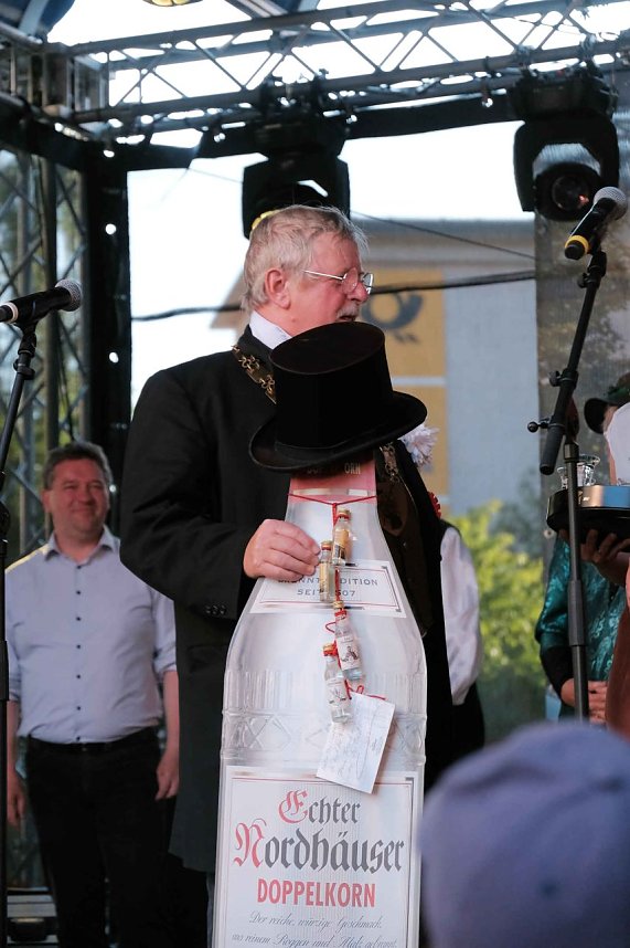 Peter Blei unterwegs auf dem 53. Rolandsfest