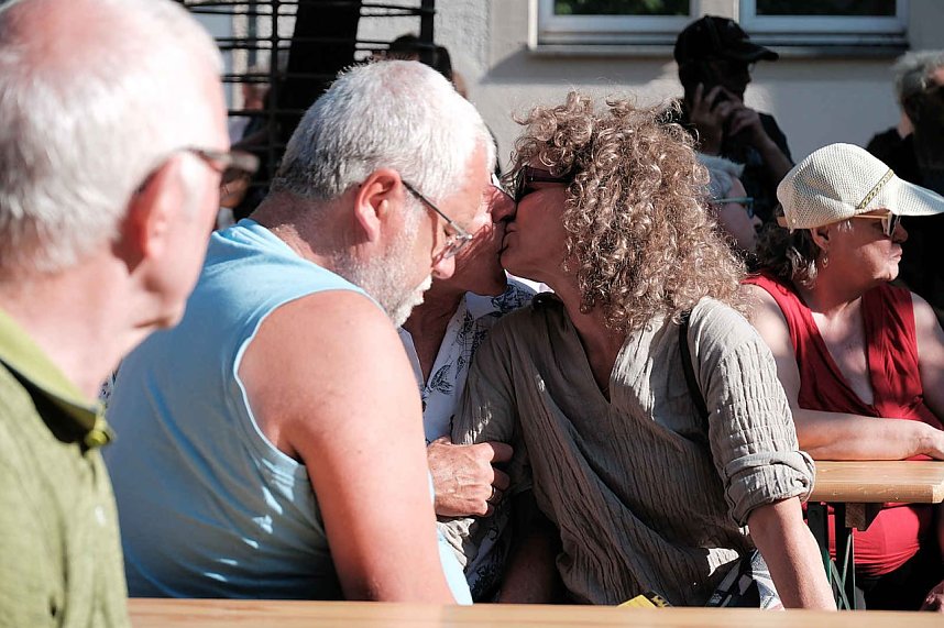 Peter Blei unterwegs auf dem 53. Rolandsfest