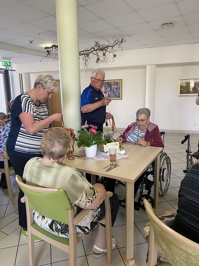 Sportliche Unterst&uuml;tzung beim Sommerfest in Heringen
