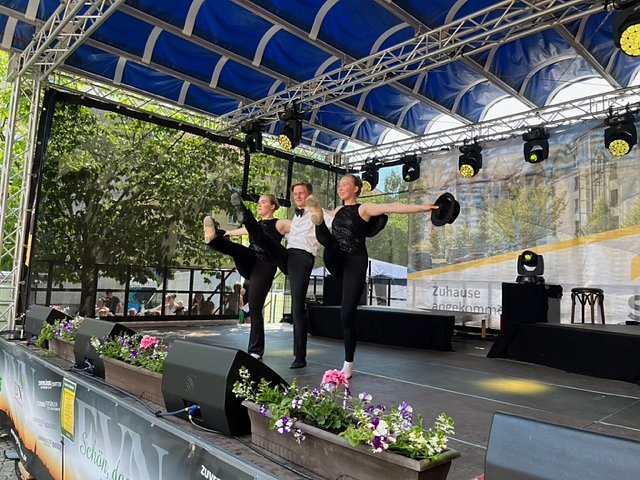 Radevas Eleven auf dem Rolandsfest