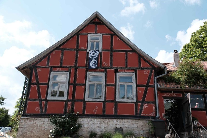 Peter Blei auf dem 31. Kunstmarkt in Friedrichsrode