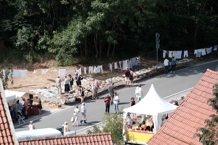 Peter Blei auf dem 31. Kunstmarkt in Friedrichsrode