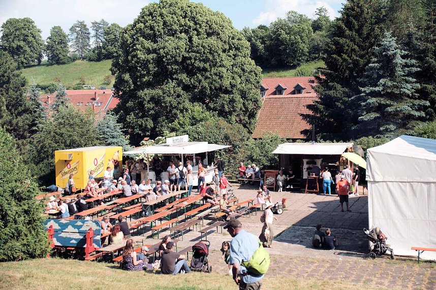 Peter Blei auf dem 31. Kunstmarkt in Friedrichsrode