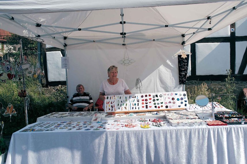 Peter Blei auf dem 31. Kunstmarkt in Friedrichsrode