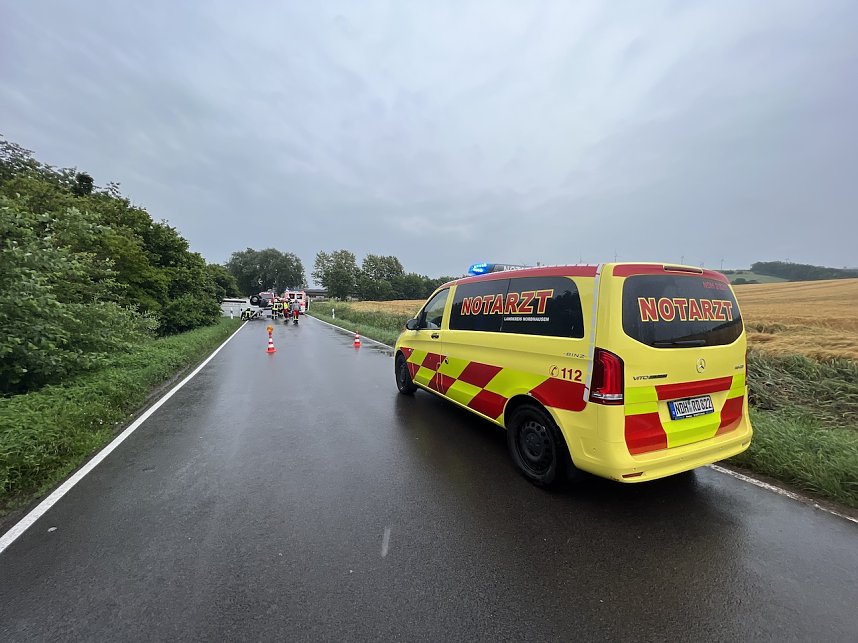 Unfall bei Steinbr&uuml;cken