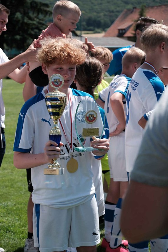 Wackers D-Junioren triumphieren im Pokalendspiel in Berta