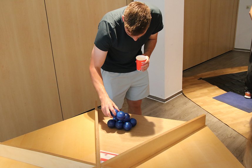 Mini-Mathematikum in der Kreissparkasse