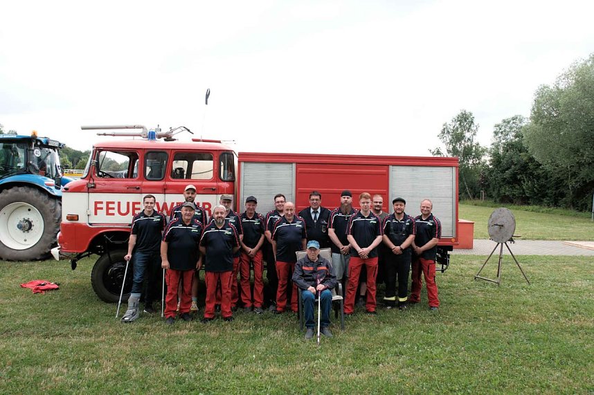 Feuerwehrwettkampf zur 750. Jahrfeier in Petersdorf