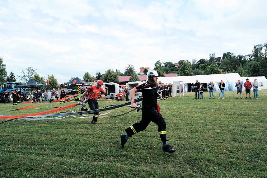 Feuerwehrwettkampf zur 750. Jahrfeier in Petersdorf