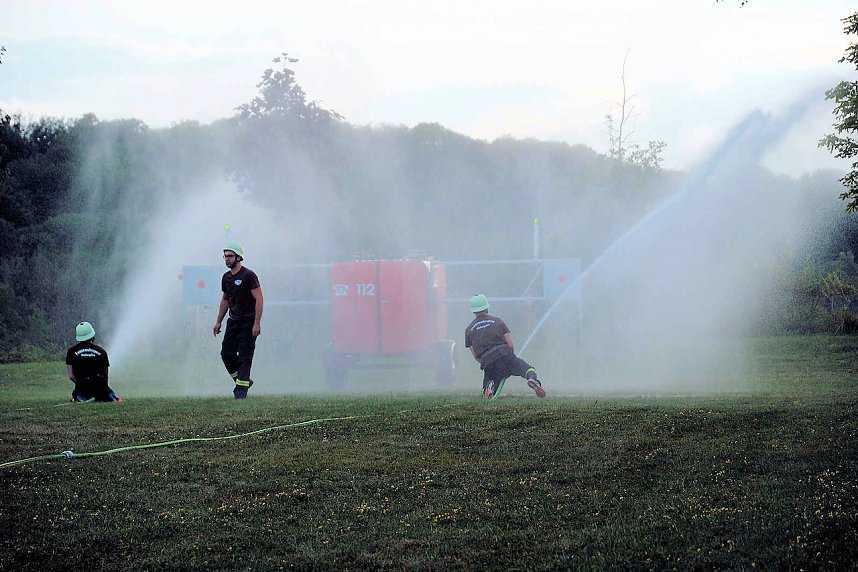 Feuerwehrwettkampf zur 750. Jahrfeier in Petersdorf