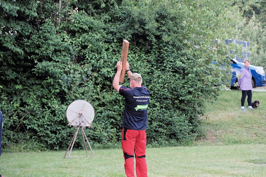 Feuerwehrwettkampf zur 750. Jahrfeier in Petersdorf