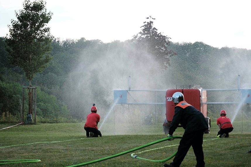Feuerwehrwettkampf zur 750. Jahrfeier in Petersdorf