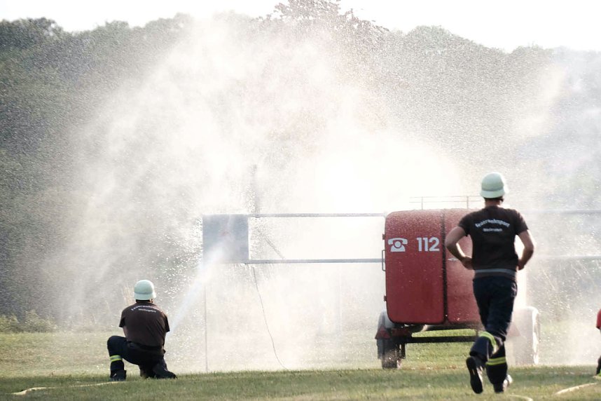 Feuerwehrwettkampf zur 750. Jahrfeier in Petersdorf