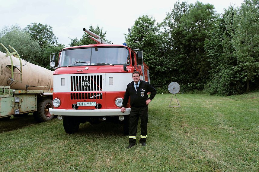 Feuerwehrwettkampf zur 750. Jahrfeier in Petersdorf